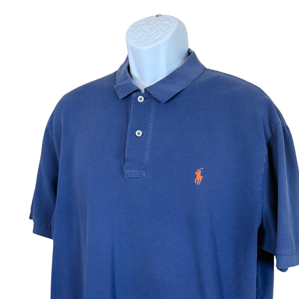Polo Ralph Lauren Blue Short Sleeve Polo XL Golf Country Club Old Money Preppy
